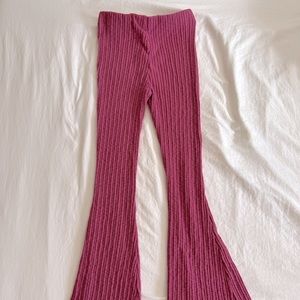 Urban Outfitters Pink Flare Pants - Size Medium $24